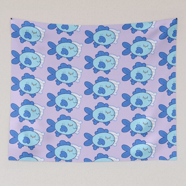Item preview, Sleepy Cozy Fish designed and sold by Spadefish Art.