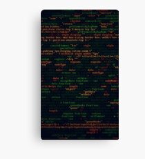 Coding Canvas Print