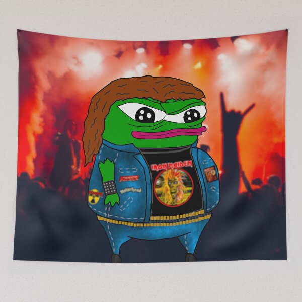 Item preview, Rare Heavy Metal Pepe designed and sold by Slav-Art.