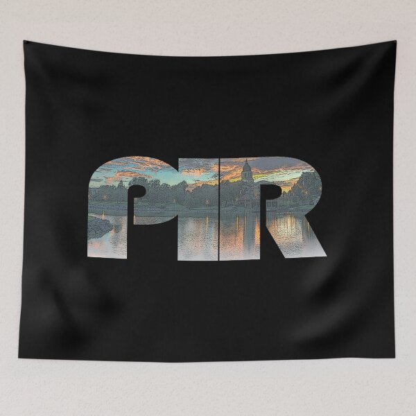 Item preview, Pierre, South Dakota PIR Sunset Cityscape designed and sold by CrabbyLobster.
