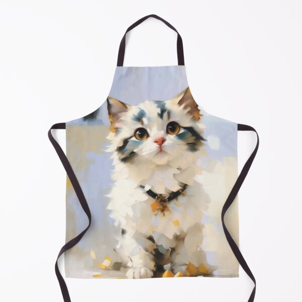 Item preview, Feline Grace: A elegant kitty oil painting designed and sold by KH-GardenEden.
