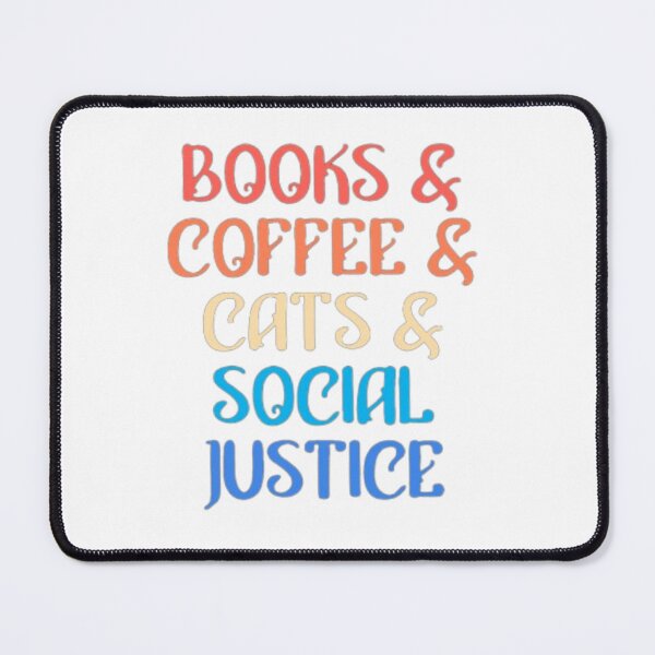 Item preview, Books and coffee and cats and social justice designed and sold by khalifakhalifa.