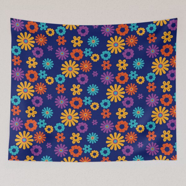 Item preview, Flower Power Retro Style Hippy Flowers designed and sold by sbk-designer.