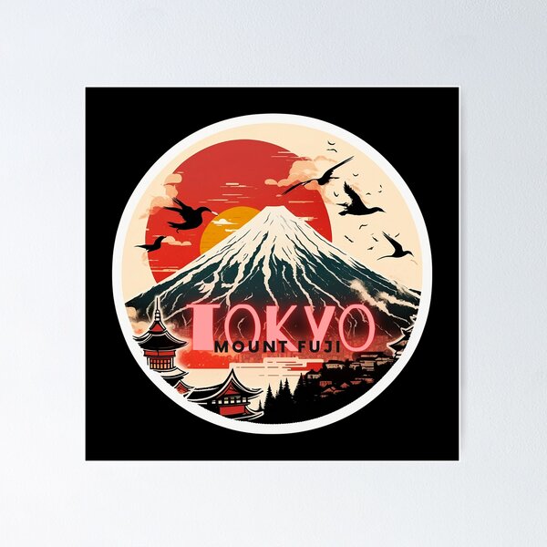 Artikelvorschau, Die Magie von Tokio und dem Berg Fuji entworfen und verkauft von Futurartia.