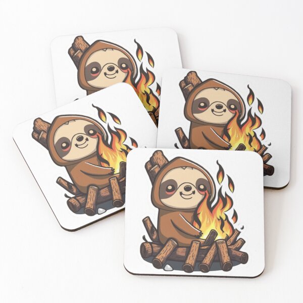 Item preview, Campfire Sloth designed and sold by MCreativeStore.