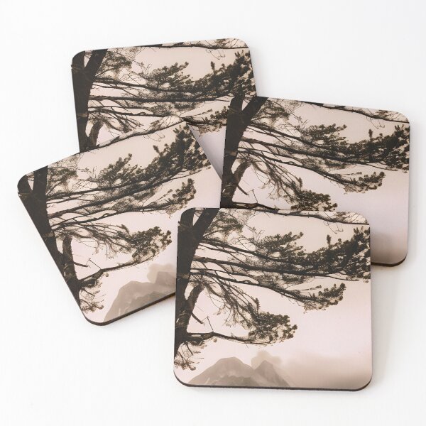 Item preview, A tree against the background of the mountains designed and sold by brandway.