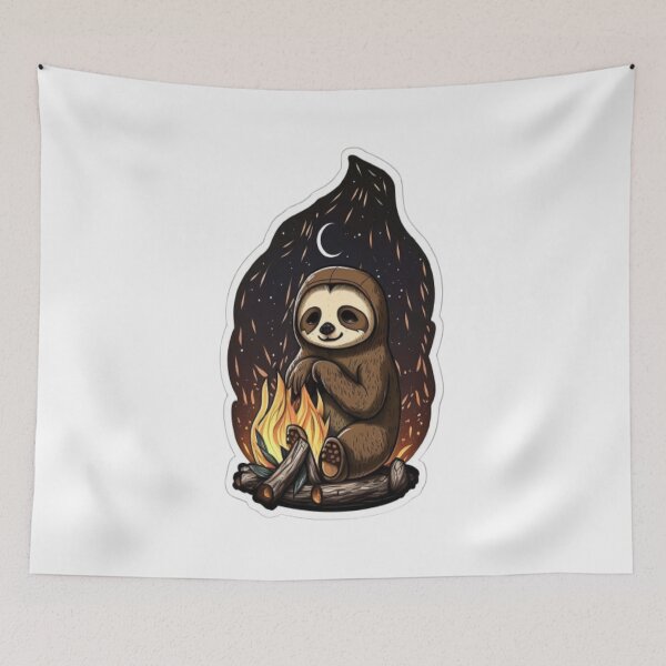 Item preview, Campfire Sloth designed and sold by MCreativeStore.