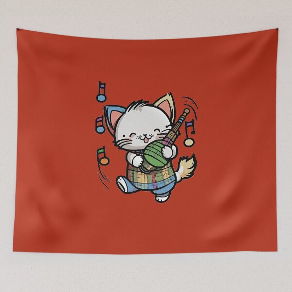 Item preview, Bagpipes Cat designed and sold by Void-Fantasies.