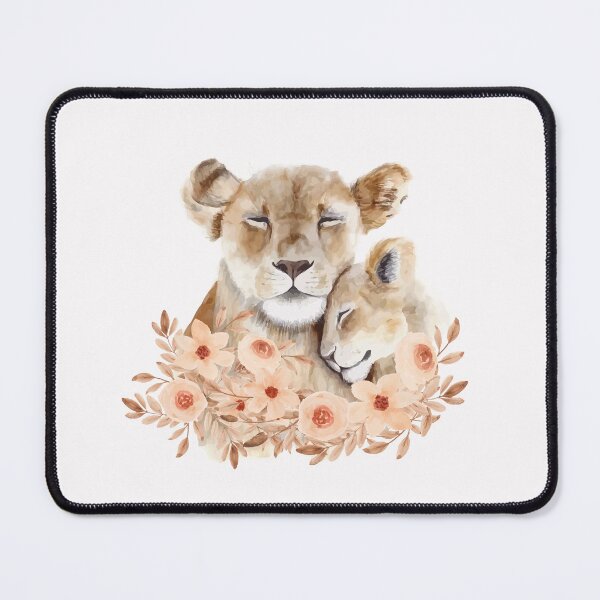 Item preview, Mother's Love Mama Lioness and Baby designed and sold by HappyLifeCreate.