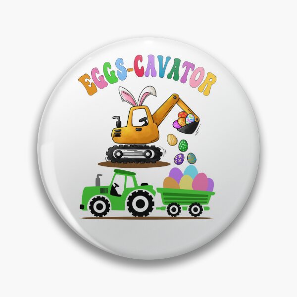 Item preview, Construction Excavator Easter Day Eggs Hunt Boys Toddlers designed and sold by ZANNIX.