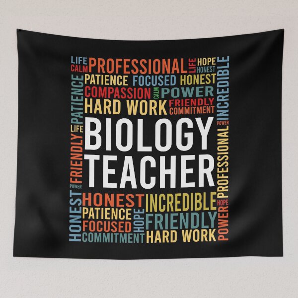 Item preview, Funny biology teacher saying: biology teacher words gift designed and sold by alaechamlal.