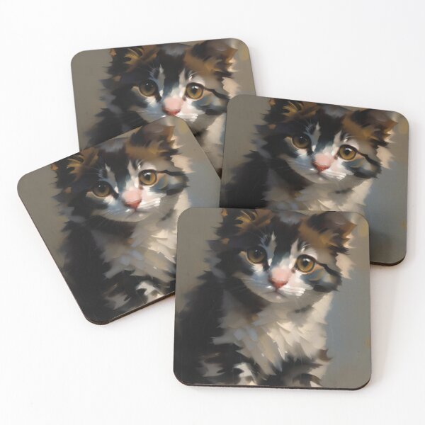 Item preview, Feline Majesty: A regal kitty oil painting designed and sold by KH-GardenEden.