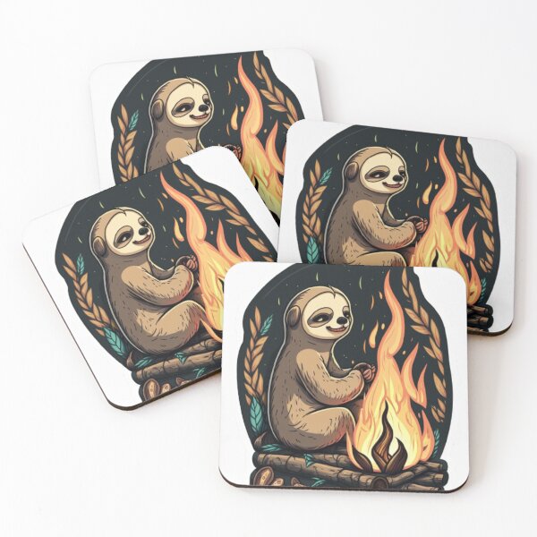 Item preview, Campfire Sloth designed and sold by MCreativeStore.