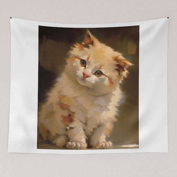 Item preview, A Furry Feline Masterpiece: My Beloved Cat designed and sold by KH-GardenEden.