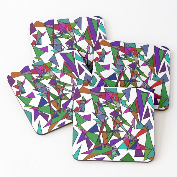 Item preview, Darker Multicolor Shards designed and sold by janraydesigns.