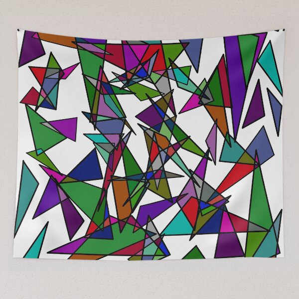 Item preview, Darker Multicolor Shards designed and sold by janraydesigns.