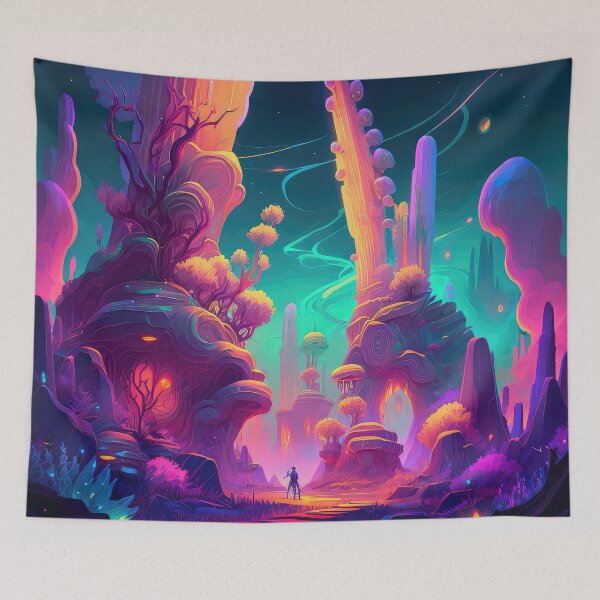 Artikelvorschau, Mesmerizing Psychedelic World entworfen und verkauft von SeedDesign.