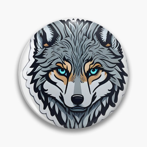 Item preview, wolf head  designed and sold by novmasao.
