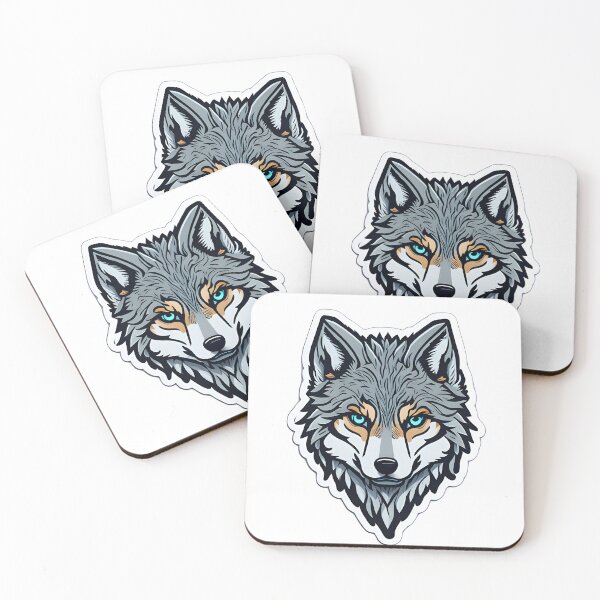 Item preview, wolf head  designed and sold by novmasao.