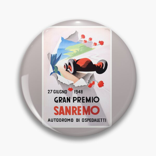 Artikelvorschau, 1948 SAN REMO Italien Grand Prix Rennplakat entworfen und verkauft von retrographics.