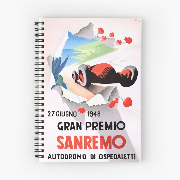 Item preview, 1948 SAN REMO Italian Grand Prix Racing Poster designed and sold by retrographics.