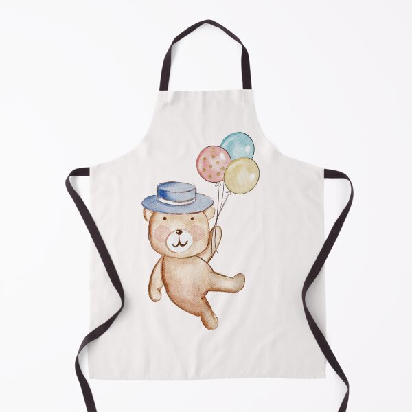 Item preview, Cute Teddy Bear with Balloons. designed and sold by HappyLifeCreate.