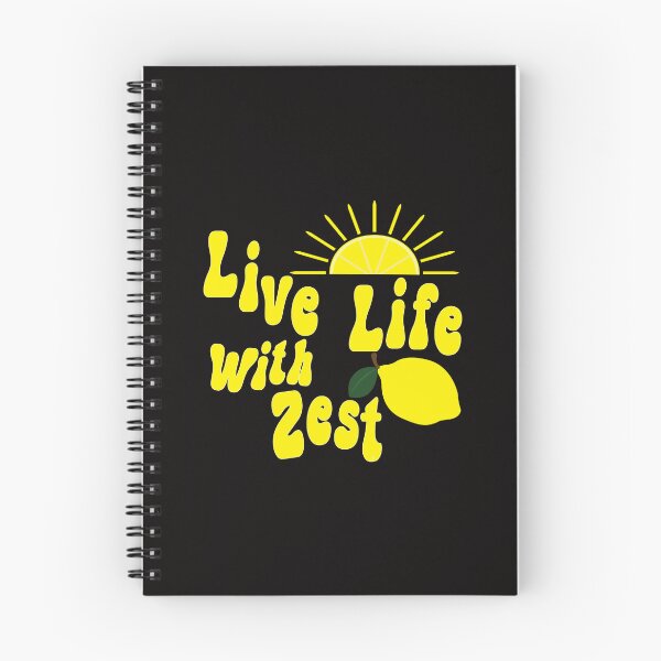 Item preview, live life with zest stickers, live life with zest shirts, lemon shirt womens, by DAM Creative, designed and sold by DAM Creative ⭐⭐⭐⭐⭐.