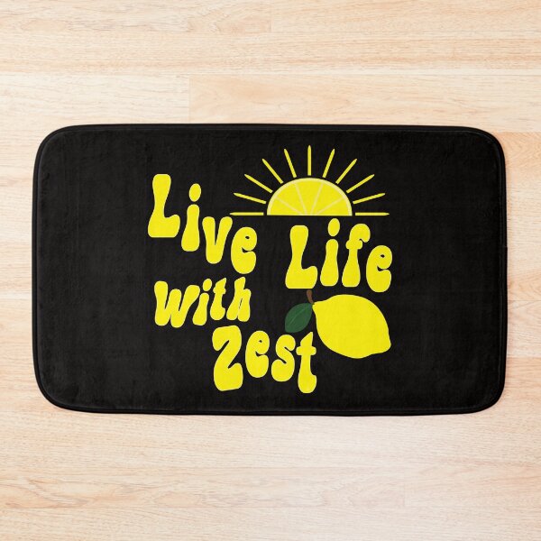 Item preview, live life with zest stickers, live life with zest shirts, lemon shirt womens, by DAM Creative, designed and sold by DAM Creative ⭐⭐⭐⭐⭐.