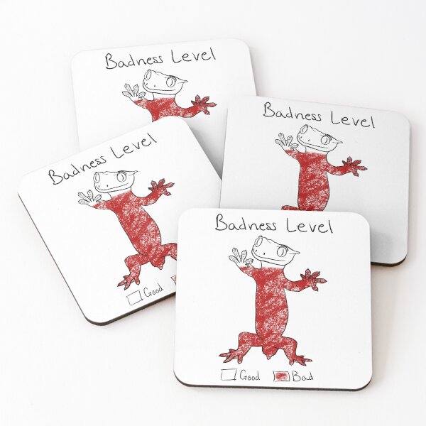 Item preview, Crested Gecko Badness Level (No Tail) designed and sold by Dulcimer17.