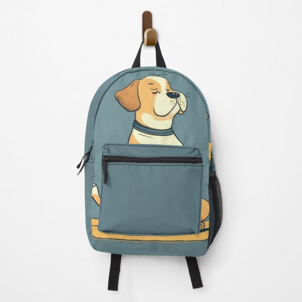 Item preview, Happy dog doing yoga designed and sold by NxtGenArt.