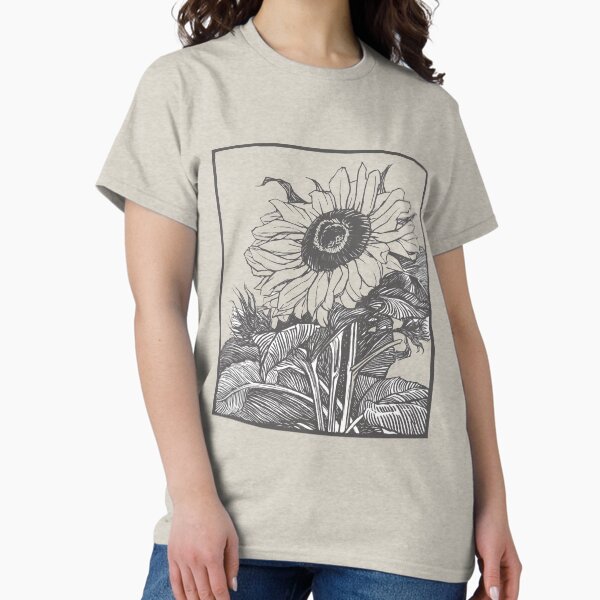 Item preview, bee on a sunflower gift t-shirt designed and sold by r1bbit.
