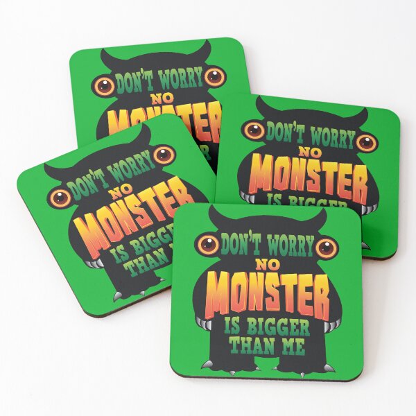 Item preview, Don't Worry, No Monster is Bigger Than Me - Apparel designed and sold by LatinSaint.