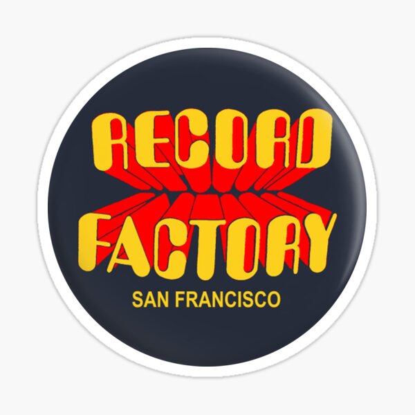 Item preview, Record Factory San Francisco Logo designed and sold by PIXEL POP DESIGNS - Beyond the Norm!.