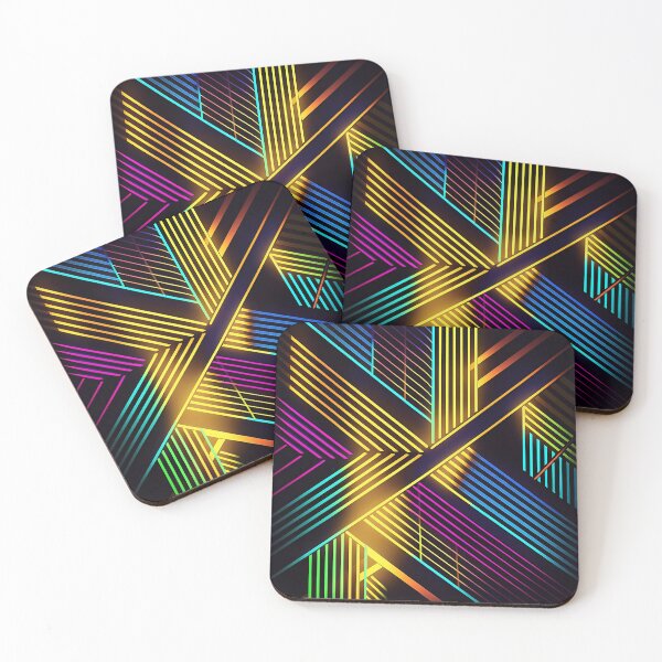 Item preview, Neon New Retro Line Pattern 3 designed and sold by Guardian2101.