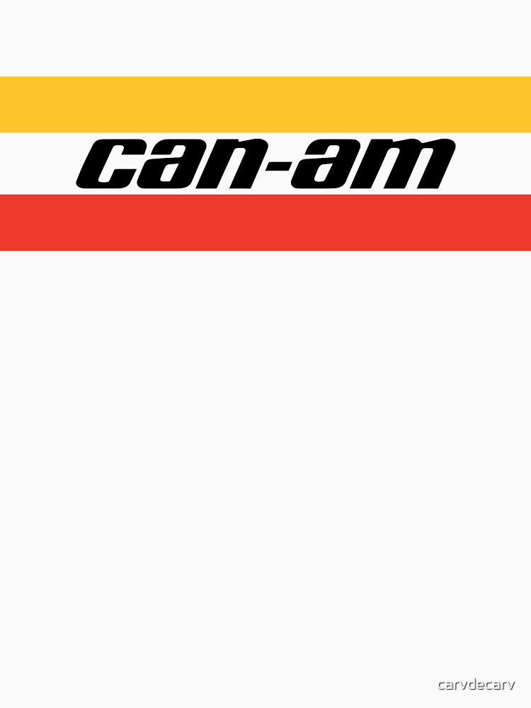 "CanAm Retro Logo" Tshirt for Sale by carvdecarv Redbubble can am