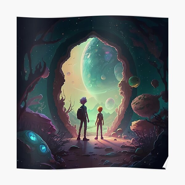 Fan art de Rick et Morty Poster