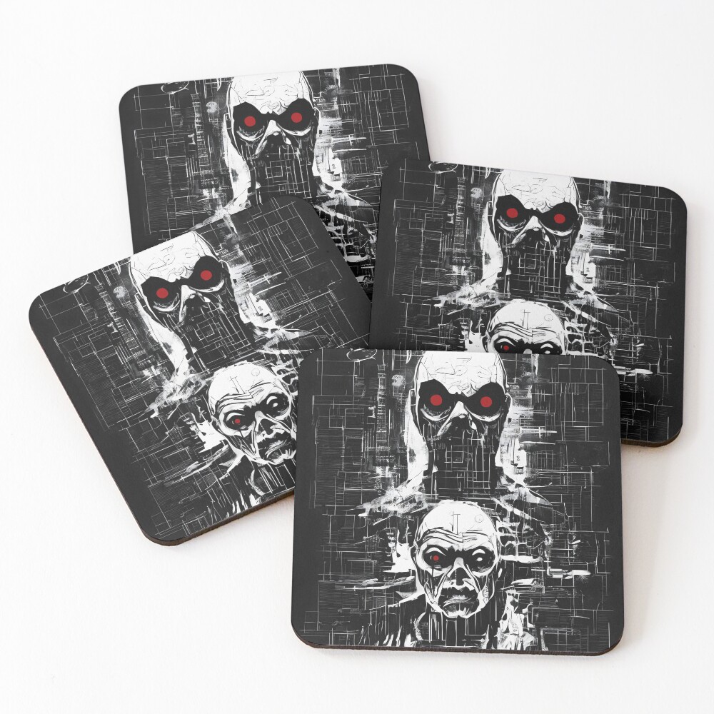 Item preview, Coasters (Set of 4) designed and sold by StudioDestruct.