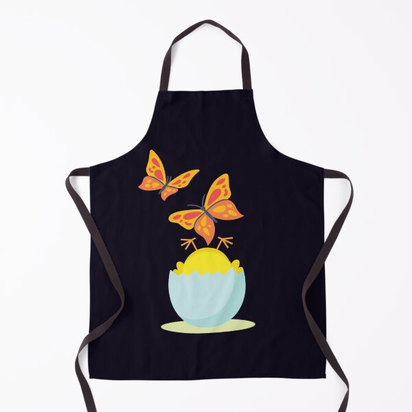 Item preview, Easter: Baby Chick Upside Down in Cracked Egg, Butterflies! designed and sold by TaraTs.
