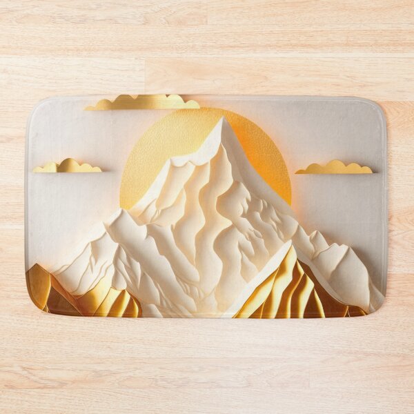 Item preview, Paper quilling - Annapurna mountain range during golden hour designed and sold by UmagineArts.