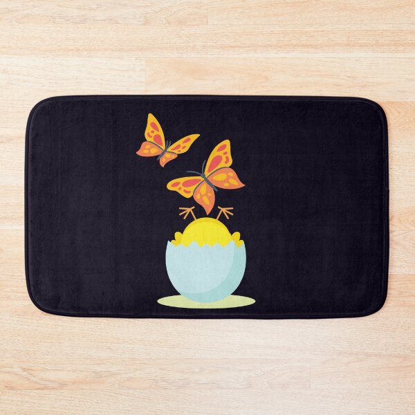 Item preview, Easter: Baby Chick Upside Down in Cracked Egg, Butterflies! designed and sold by TaraTs.