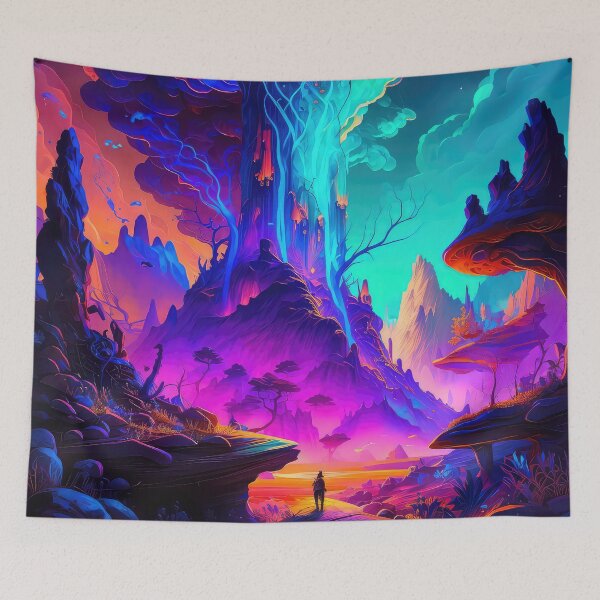 Artikelvorschau, Mesmerizing Psychedelic World entworfen und verkauft von SeedDesign.