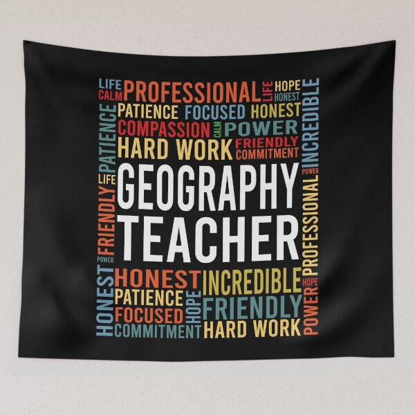 Item preview, Funny geography teacher saying: geography teacher words gift designed and sold by alaechamlal.