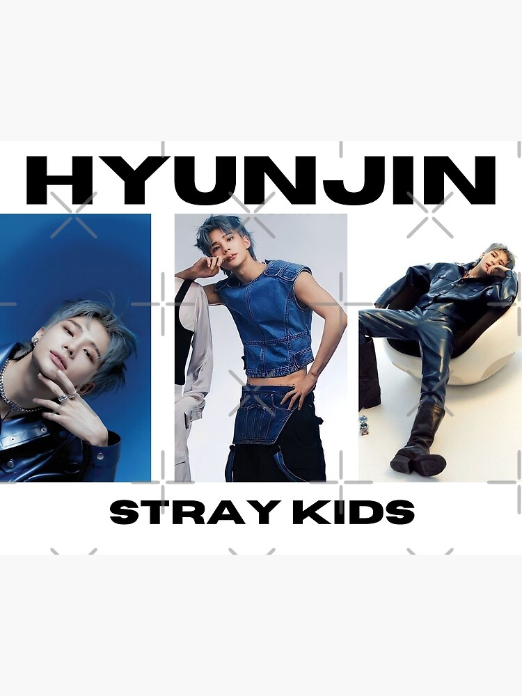 Stray Kids OT8 High Quality Sticker, KPOP, SKZ Hyunjin, Bangchan