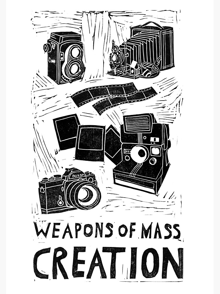 Weapons Of Mass Creation Sticker for Sale by Bianca Green