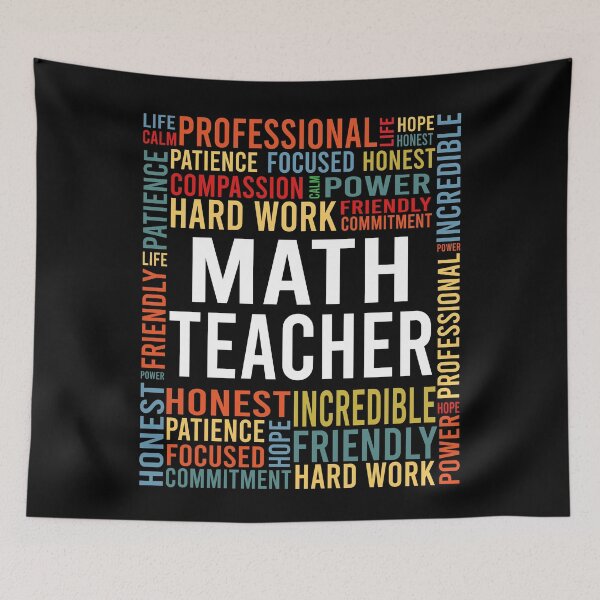 Item preview, Funny math teacher saying: math teacher words gift designed and sold by alaechamlal.