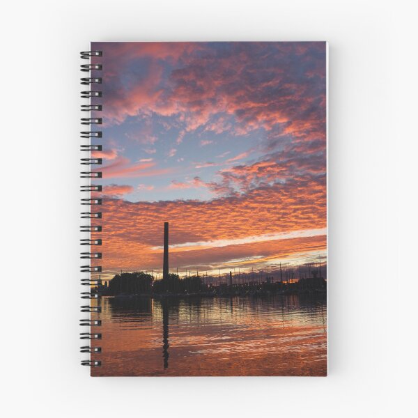 Item preview, Vivid Skyscape - Summer Sunset at Toronto Beaches Marina designed and sold by Georgia Mizuleva.