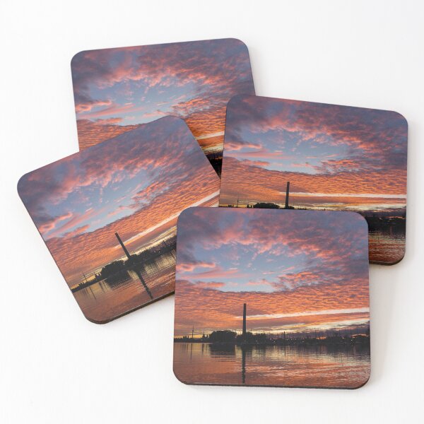 Item preview, Vivid Skyscape - Summer Sunset at Toronto Beaches Marina designed and sold by Georgia Mizuleva.