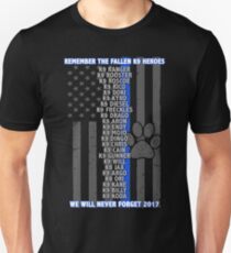 Fallen K9 Heroes 2017 Unisex T-Shirt