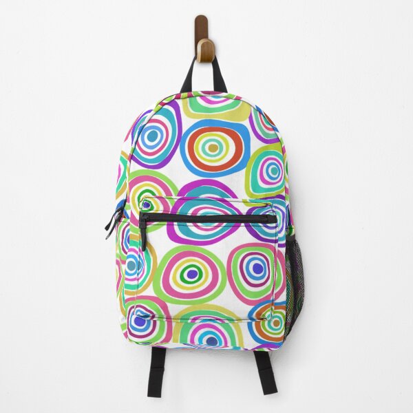 Item preview, Retro colourful wobbly concentric circles. designed and sold by claireseyeview.