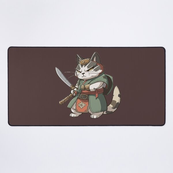 Item preview, Cat kawaiii Samurai Ninja katana designed and sold by TOoDArt.
